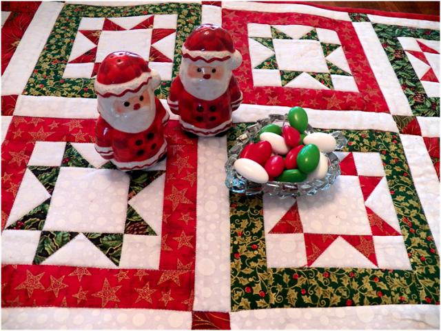 Star block Christmas Table Runner