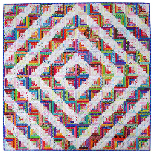 Scrappy Log Cabin Quilt Tutorial Quilting Digest