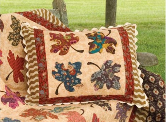 maple leaf pillow sham