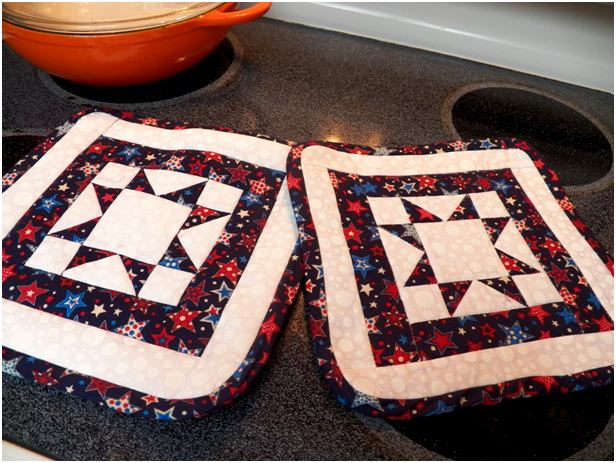 4th of July Potholders