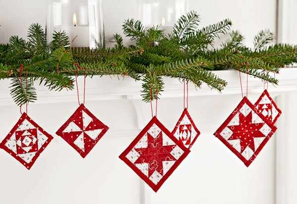 Mini Quilt Ornaments for Christmas Cheer  Quilting Digest