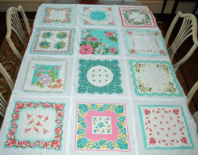 Hanky Quilt Layout