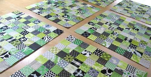 An Ingenious Method for Piecing Small Fabric Squares