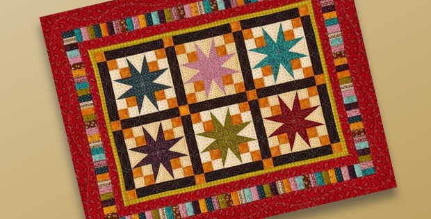 Stars on Display quilt