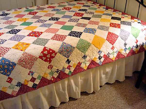 Diamond Patch Quilt Pattern