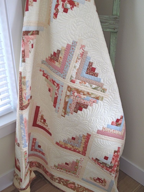 Log Cabin Quilt Pattern