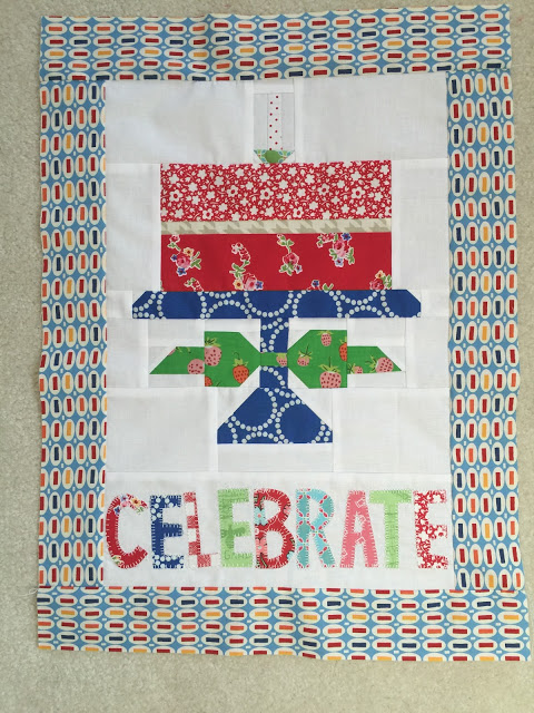 "Celebrate" Birthday Cake Banner