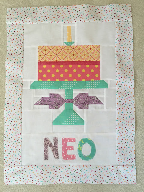 Neo's Birthday Cake Banner