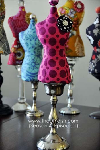 Dress Form Pin Cushion