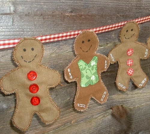 Gingerbread Men Bunting