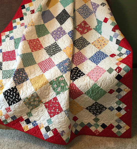 Diamond Patch Quilt Pattern Comes In 3 Sizes Quilting Digest