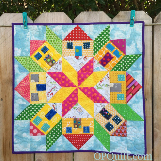 Mini House Quilt Tutorial