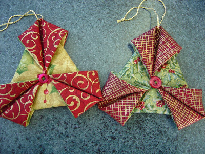 Folded Fabric Ornament