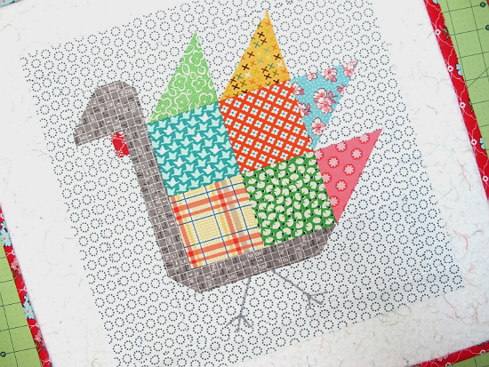 Tom Turkey Quilt Block