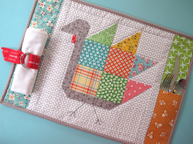 Tom Turkey Placemat Pattern