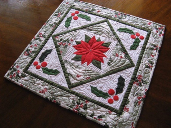 Poinsettia Table Toppers