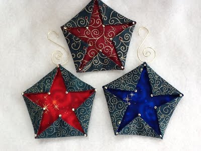 Pentagon Star Ornaments