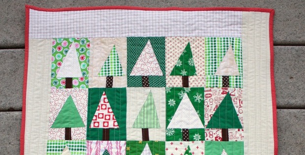 Patchwork Forest Quilt Tutorial