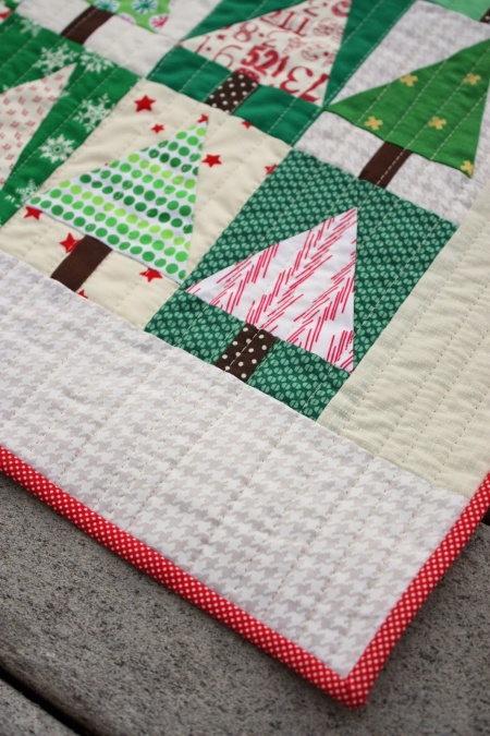 Patchwork Trees Mini Quilt Tutorial