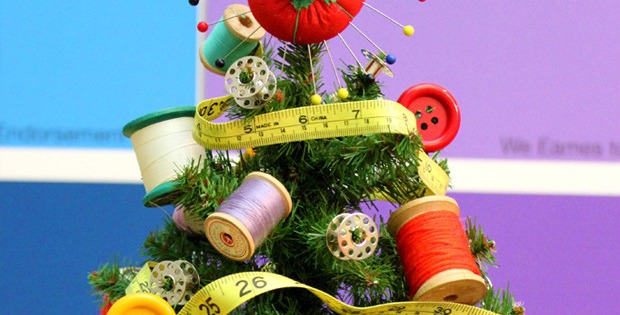 Sewing Themed Christmas Tree