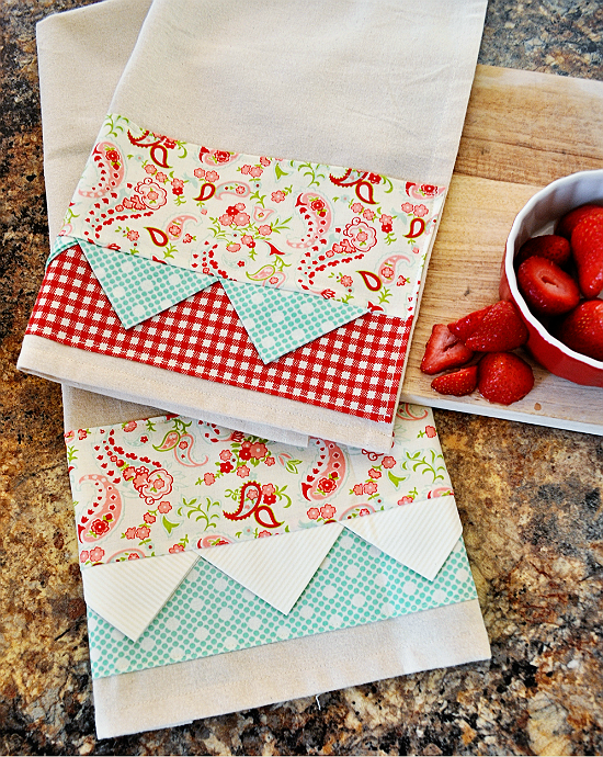 Turn Plain Towels Into Charming Kitchen Decor - Quilting Digest