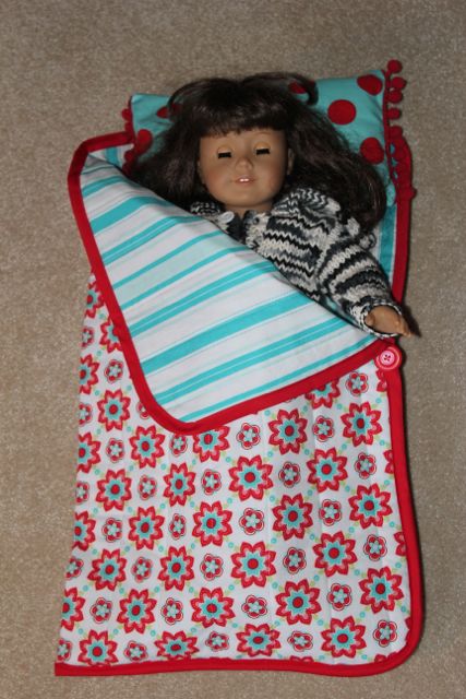 doll sleeping bag