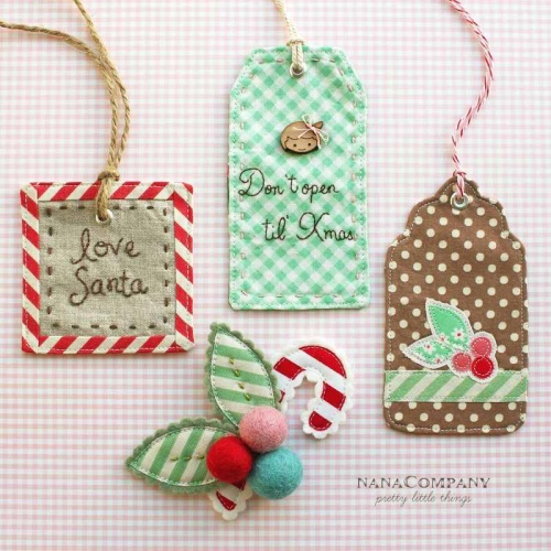 Fabric Gift Tags