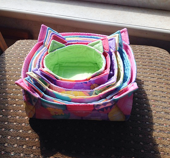 Stackable Fabric Boxes