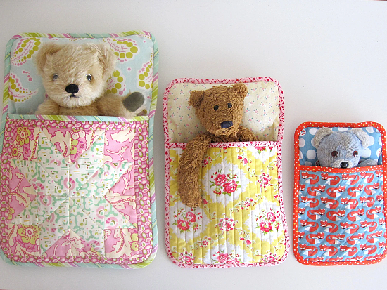 3 Sleeping Bag Patterns for Dolls and Plushies Quilting Digest