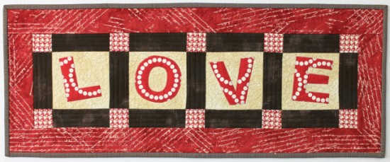 Love Table Runner