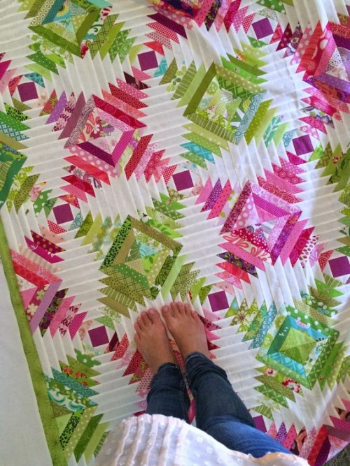 An Ingenious Method for Piecing Small Fabric Squares - Quilting Digest