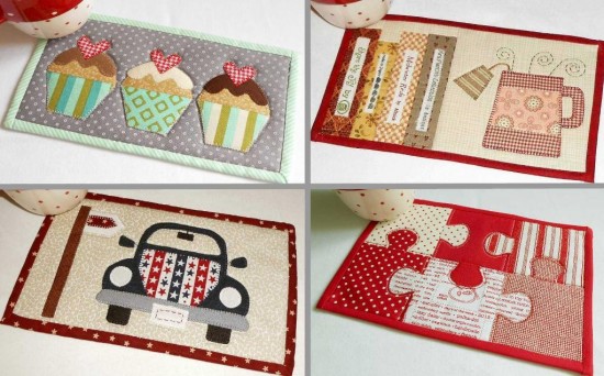 10 Hobby And Fun Time Mug Rug Patterns In One Quilting Digest