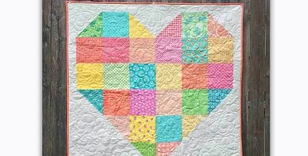 Heart baby online quilt