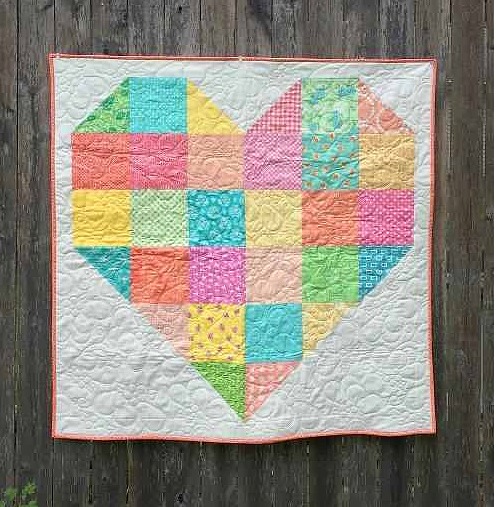 Patchwork Heart Quilt