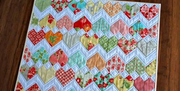 Zig Zag Love Quilt Pattern