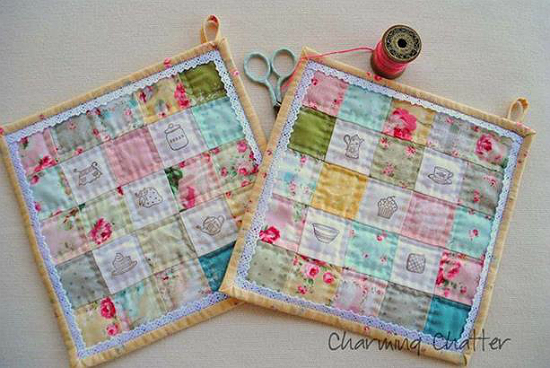 Dresden Plate and Petal Trivets - Quilting Digest