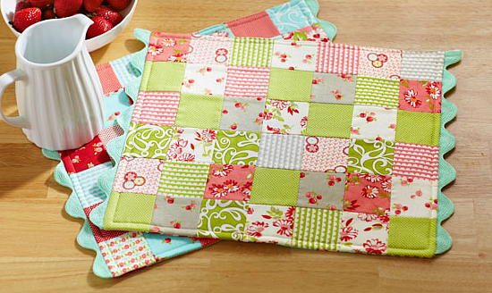 Patchwork Placemats with RickRack
