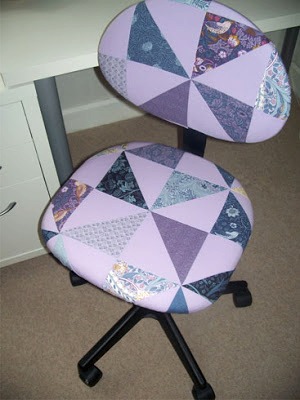 Patchwork Chair Cover Tutorial