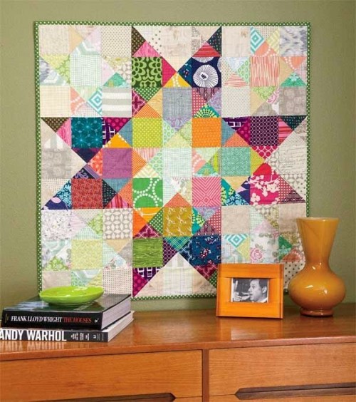 Modern Ohio Star Wall Quilt