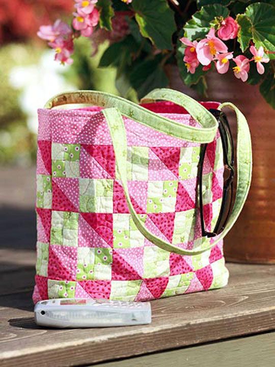 A Sweet Tote For Easy Days Quilting Digest