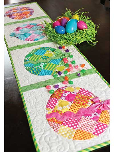 Patchwork Easter Table Runner