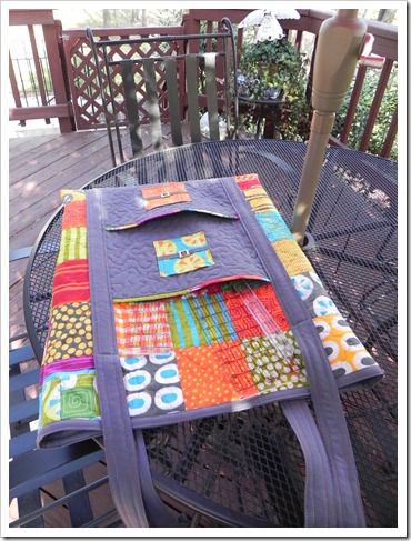 Cutting Mat and Rulers Quilting Tote