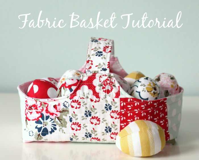 Fabric Basket Has Many Uses Quilting Digest