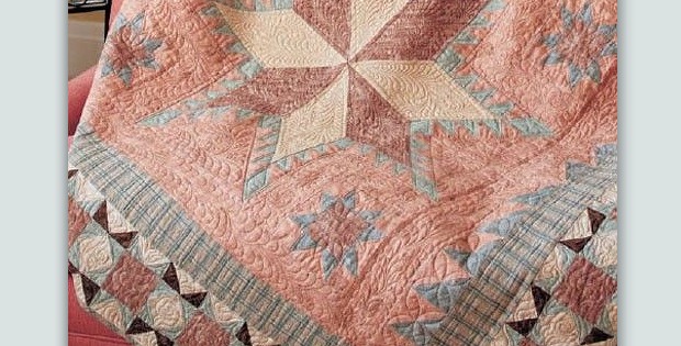 European Feathered Star Quilt