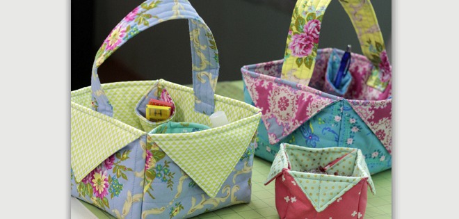 Fabric Baskets Tutorial