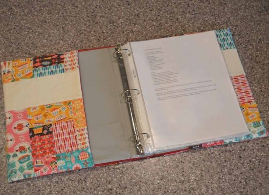 Recipes Binder Cover