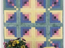 Updated Log Cabin Wall Quilt
