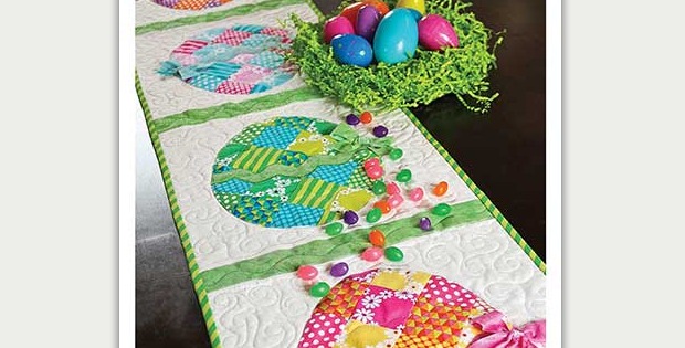 Patchwork Easter Table Runner