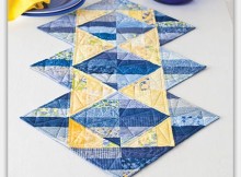 Triangle Illusions Table Runner Pattern