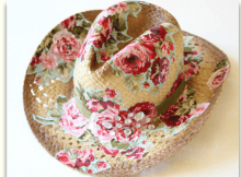 Fabric Cowgirl Hat